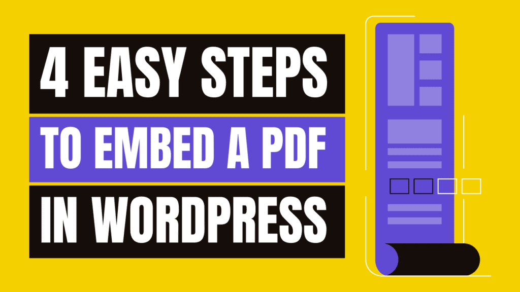 how to Embed a PDF in WordPress