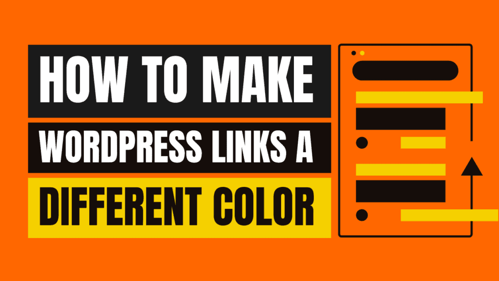 how to change link color in WordPress