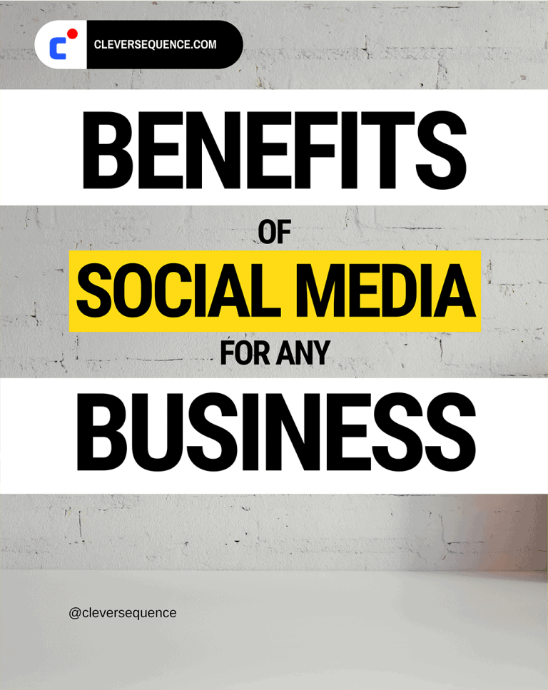 Benefits of social media for any business