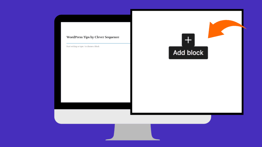 On the wordpress dashboard click on add a new block