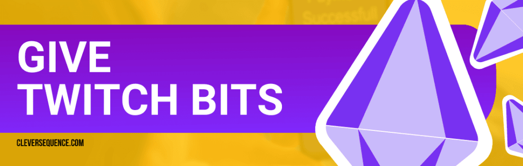 Give Twitch Bits donate on Twitch without Paypal