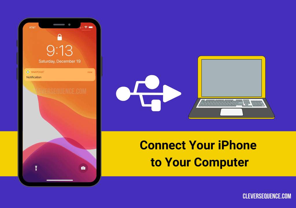 Step 3_ Connect Your iPhone to Your Computer - sync contacts between iphone and android