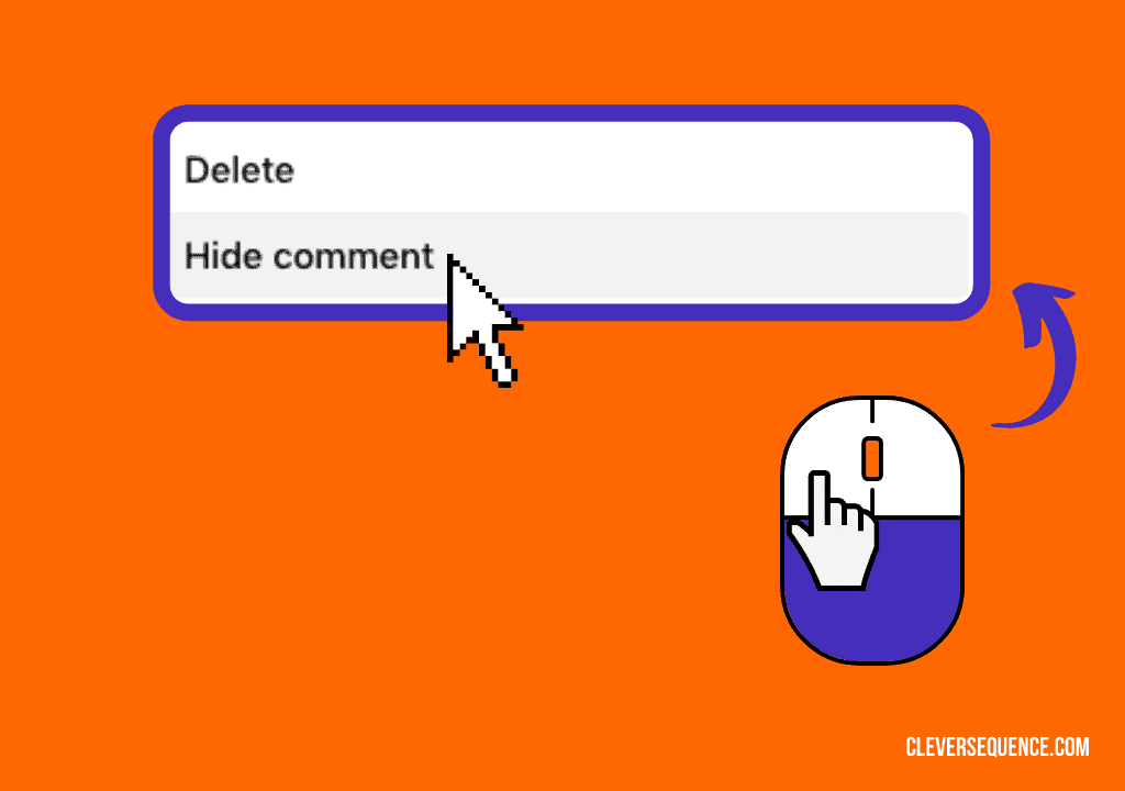 Step 4_ Choose “Hide Comment” - how do I stop my comments showing up on friends news feed