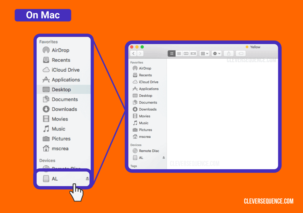 Step 6_ Find the External Hard Drive Folder mac