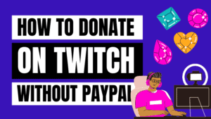 boy playing a videogame - how to donate on twitch without Paypal