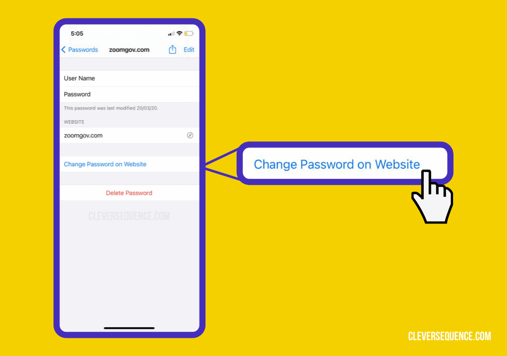 how to delete autofill passwords on iPhone