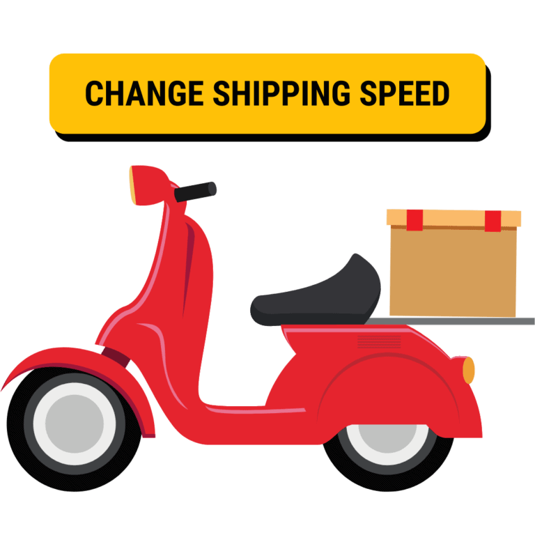 changing shipping speed on Amazon - Motorcycle
