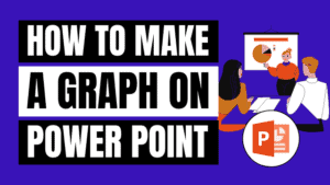 how to make a graph on PowerPoint - A lady presenting a graph
