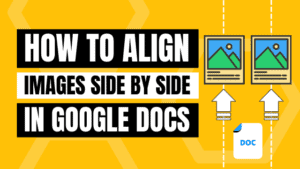 how to put images side by side in Google Docs