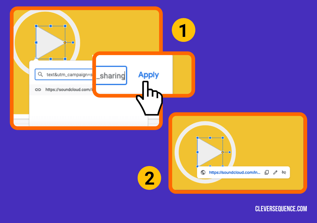 Add music to Google Slides for the entire presentation - click apply