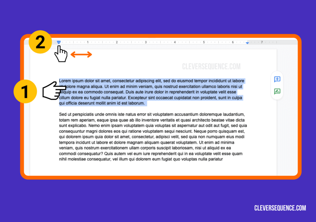 Change Margins on Only One Page or Section - how to put 1 inch margins on Google Docs