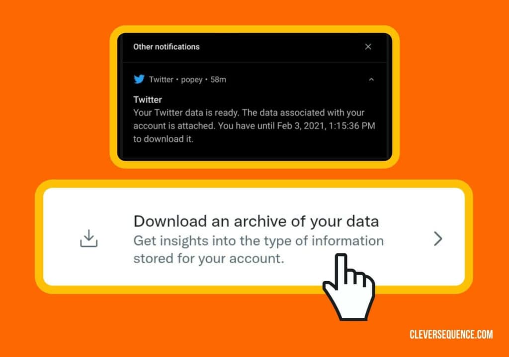 download an archive of your data - how to see your old tweets