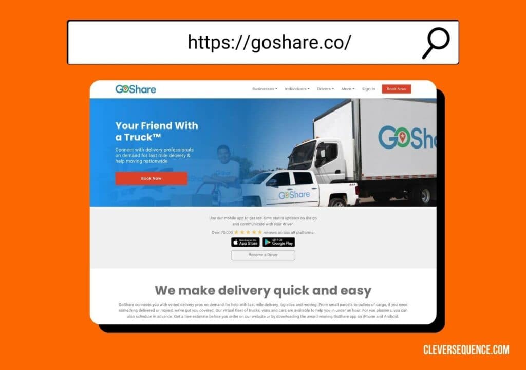 goshare - how to make money with my cargo van