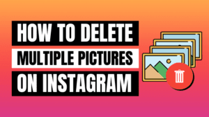 how to delete multiple pictures on Instagram