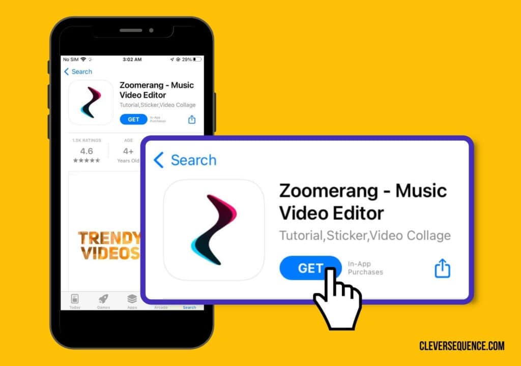 Zoomerang how to add videos from camera roll to TikTok