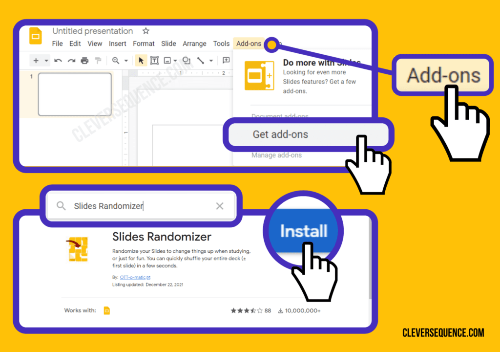click on addons then get addons and intall how to make flashcards on Google Docs