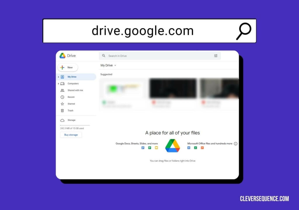go to the drive folder backup computer to Google Drive