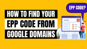 how to get EPP code from Google Domains