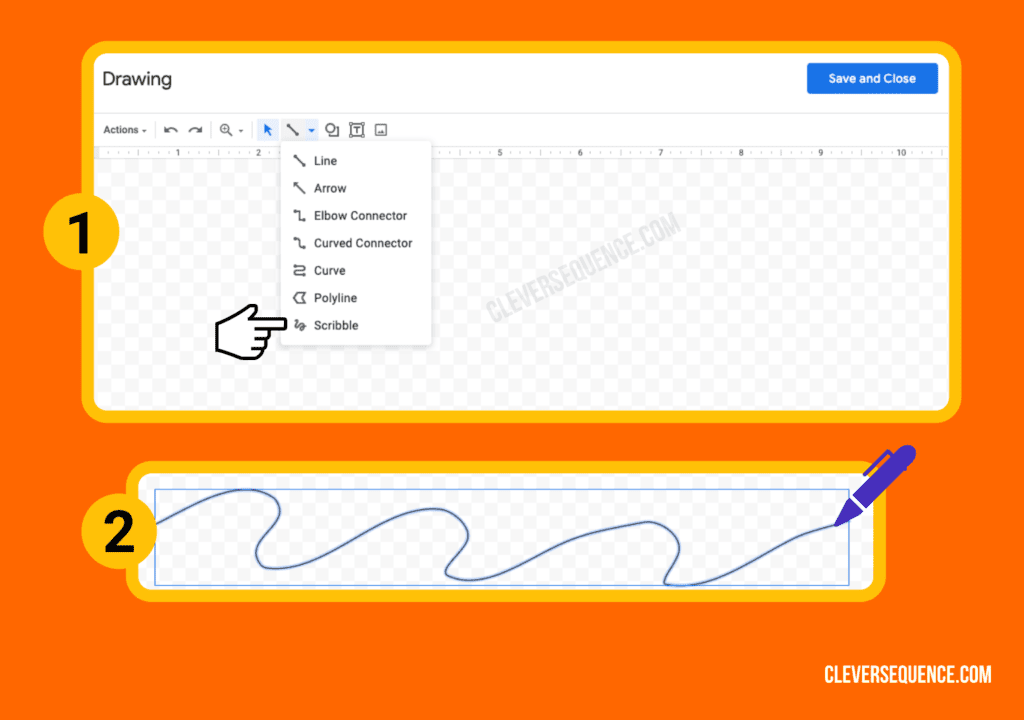 look for scribble and connect your stylus - how to write on Google Docs with a stylus