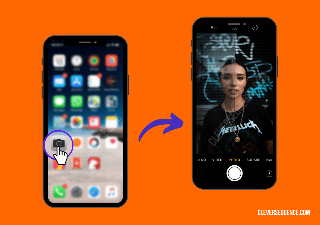 open the camera of your iphone how to fix grainy photos on iPhone