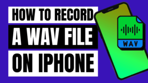 How to Record an wav File on iPhone