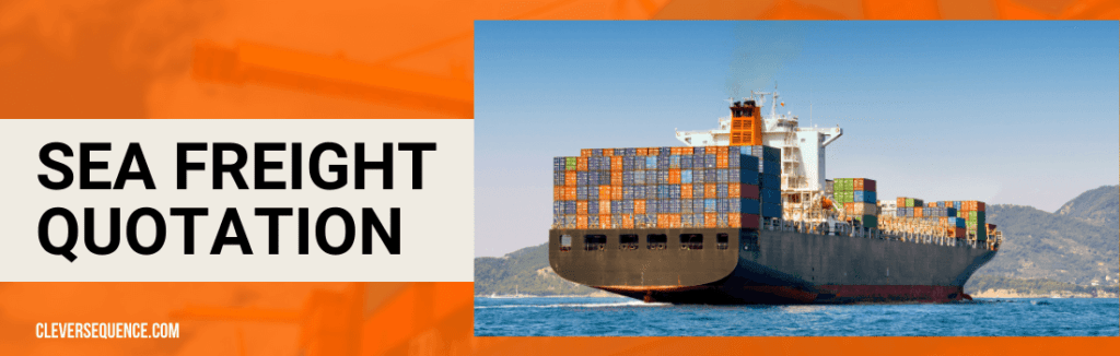 Sea Freight Quotation how to calculate landed cost