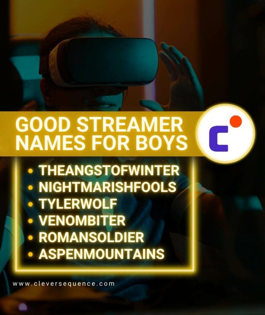 Streamer Names for Boys how to come up with a username for gaming