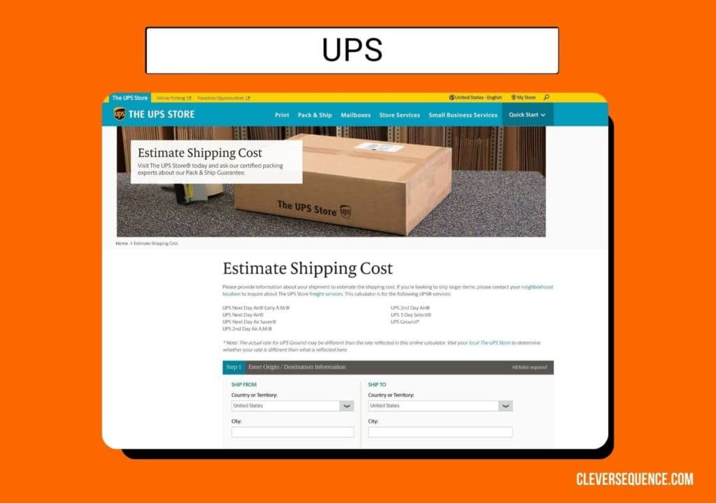 UPS - cheapest way to ship boxes to another state