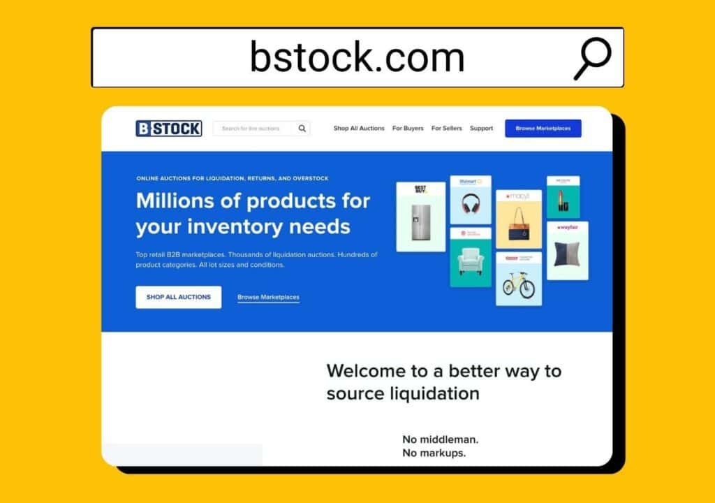 bstock - how to sell liquidation items