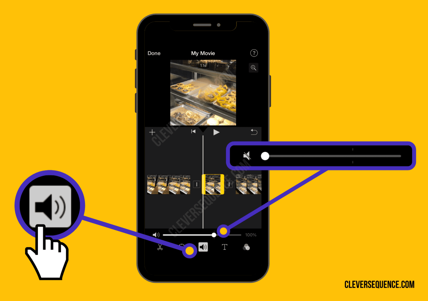 How to Mute Part of a Video on iPhone 2024