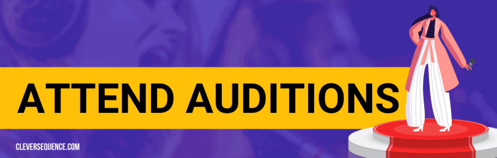 Attend Auditions how to get into voice acting for anime