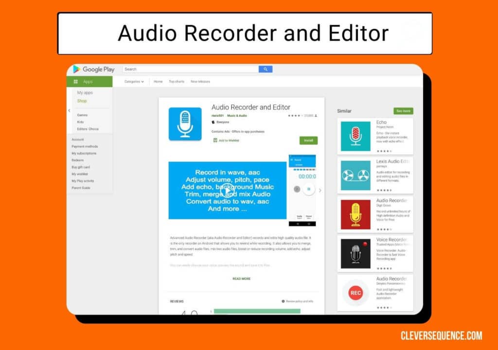 Audio Recorder and Editor how to merge voice memos