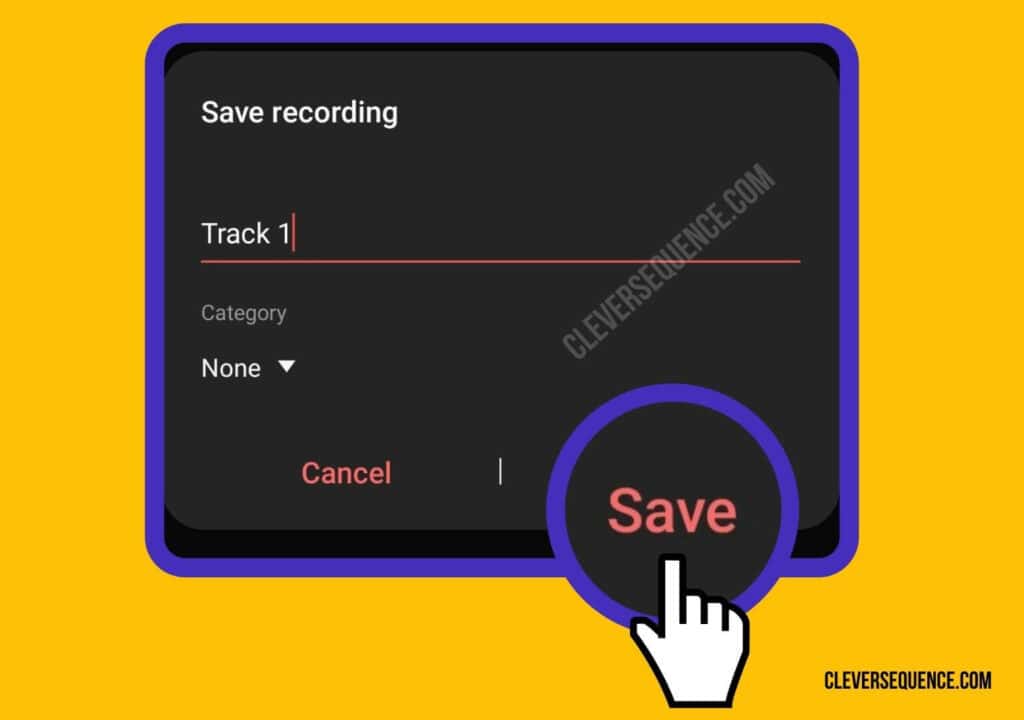 Give the recording a title and press Save how to put video clips together to make one video