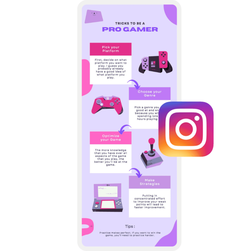 how to make infographics for instagram how to post from Canva to Instagram