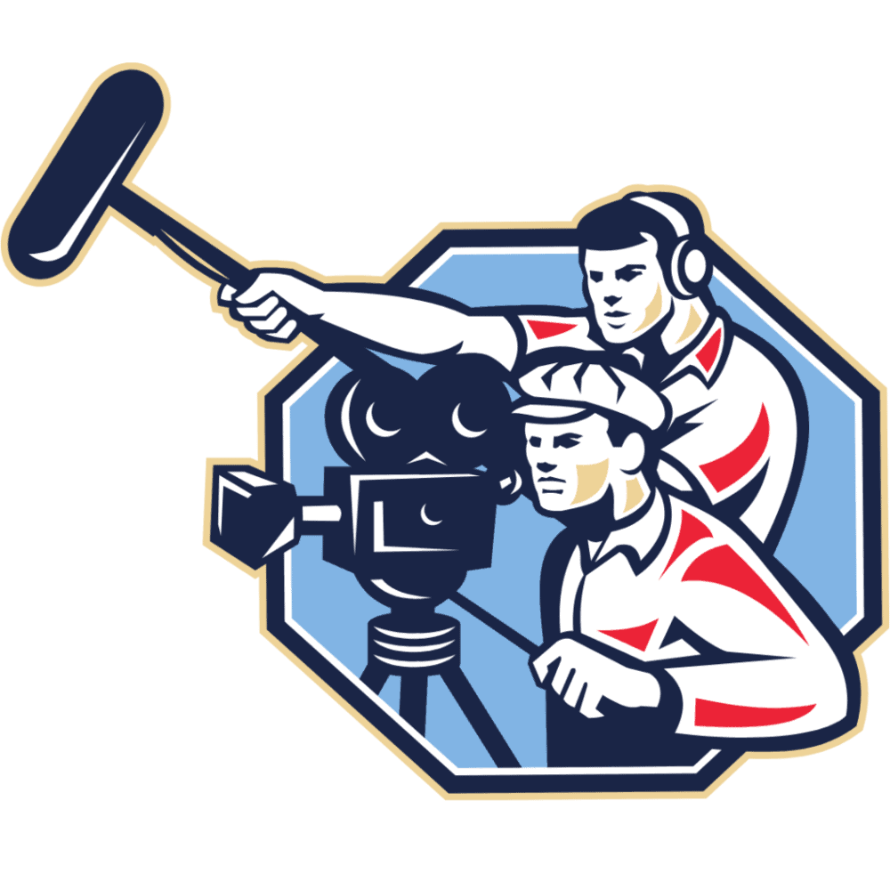 person with a boom microphone and another person with a camera how to get into the film industry with no experience how to work in the film industry