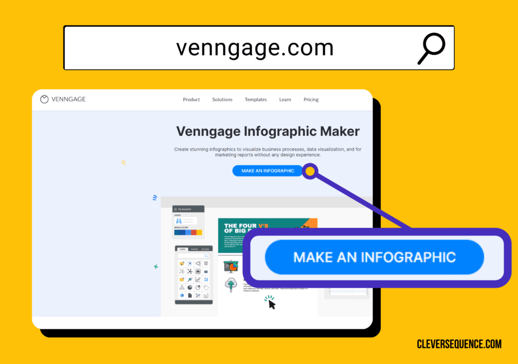 venngage tool infographics for word