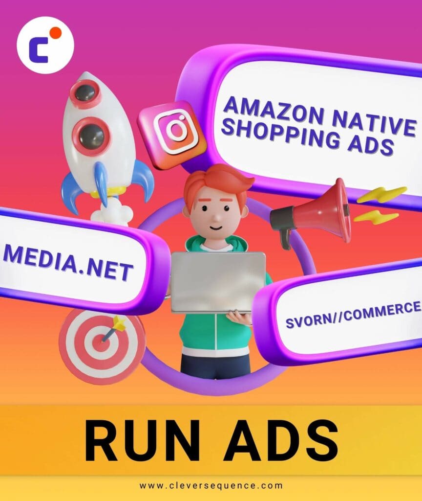 website launch announcement text Run Ads how to announce a new business on social media amazon native shopping ads
