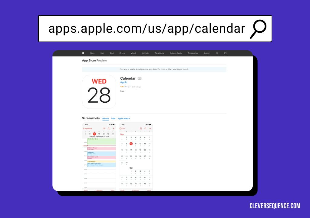 Apple Calendar how to make a schedule on Google Sheets