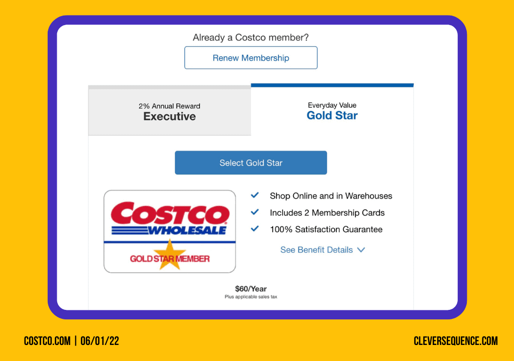 Costco goldstar member how to downgrade Costco membership