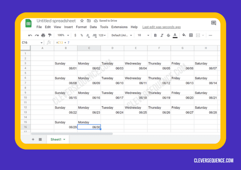 3 Ways to Make a Schedule on Google Sheets 2024