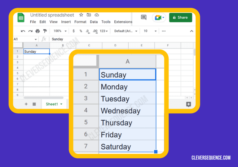 3 Ways to Make a Schedule on Google Sheets 2024