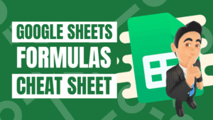 Google Sheets formulas cheat sheet