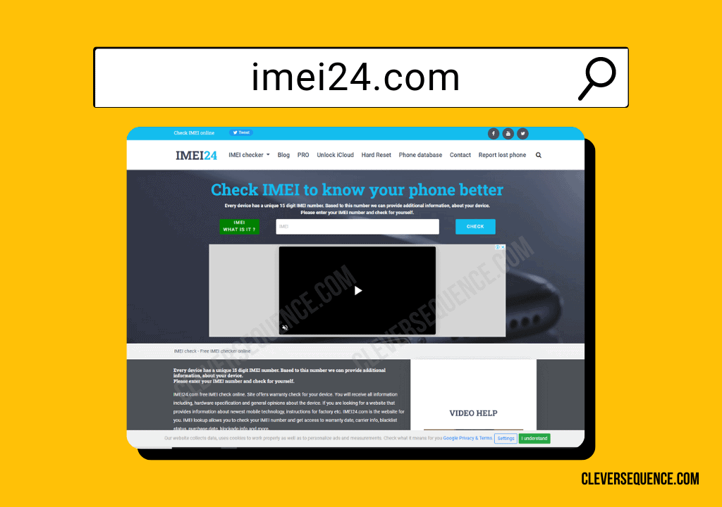 On your browser type in www dot imei24 dot com slash blacklist check
