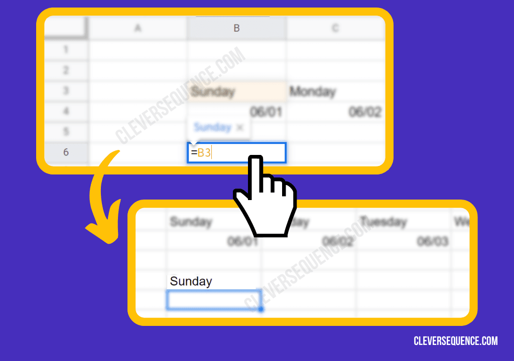 Press Enter on the keyboard and Monday should appear how to create a schedule in Google Sheets