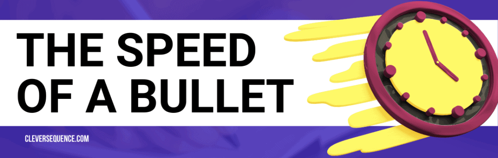 The Speed of a Bullet