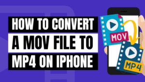 how to convert mov to mp4 on iphone