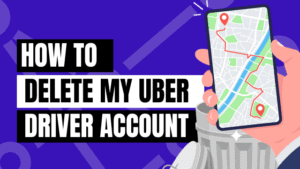 how to delete my uber driver account
