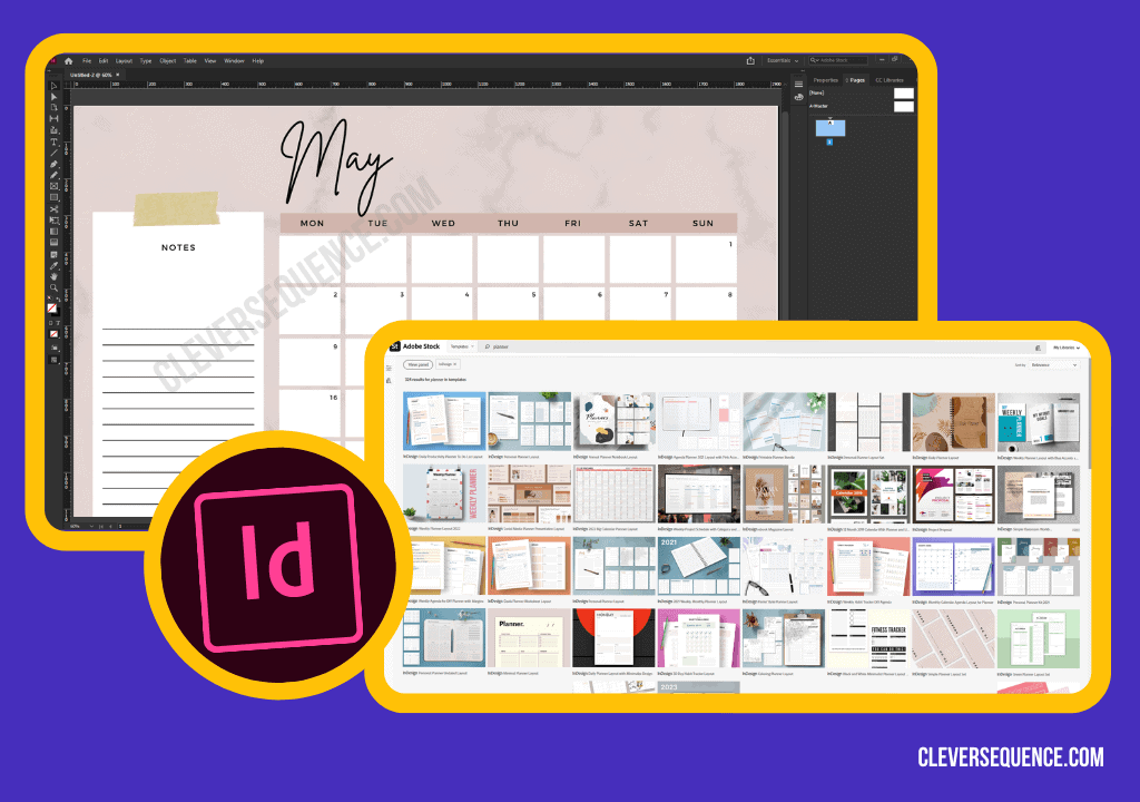 Adobe InDesign digital planners how to create a digital planner to sell