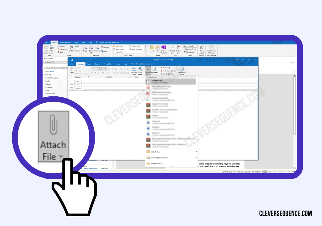 Attaching The Original Email how to attach an email to another email in Outlook