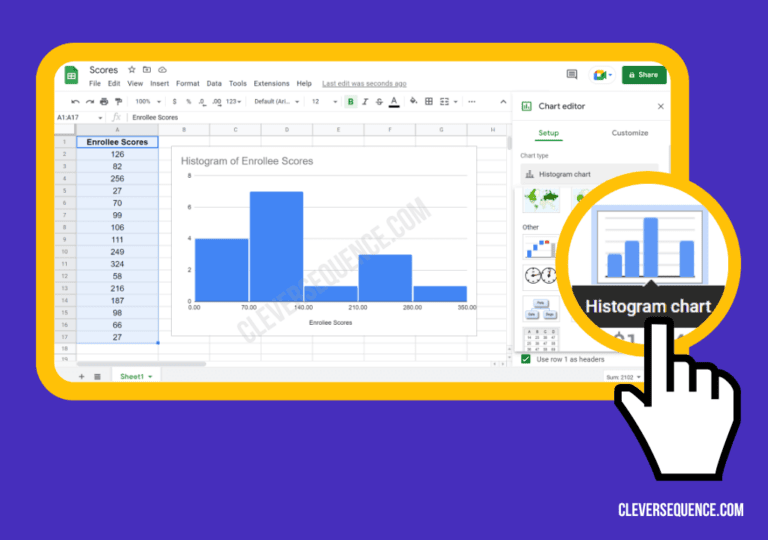 3 Ways to Create a Histogram in Google Sheets (StepbyStep)